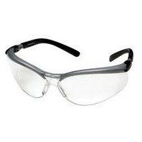 3M (formerly Aearo) 11380-00000 3M BX Safety Glasses With Black And Silver Frame And Clear Polycarbonate Anti-Fog Lens
